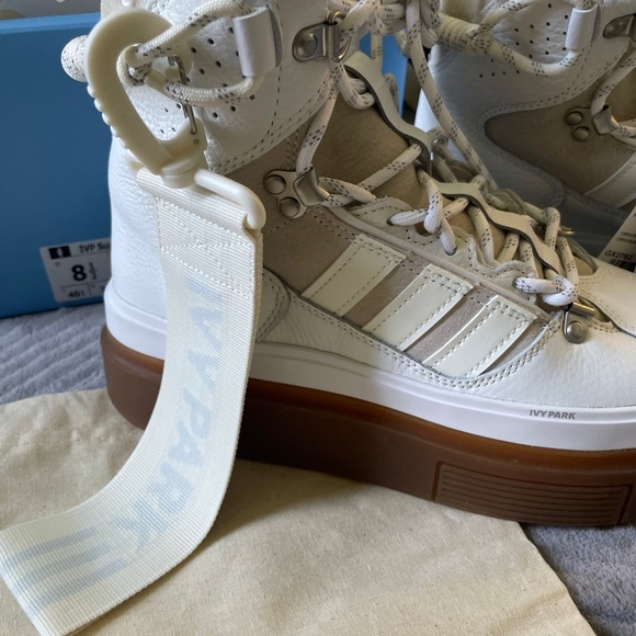 Ivy Park X Adidas White Super Sleek Boot - Picture 6 of 14